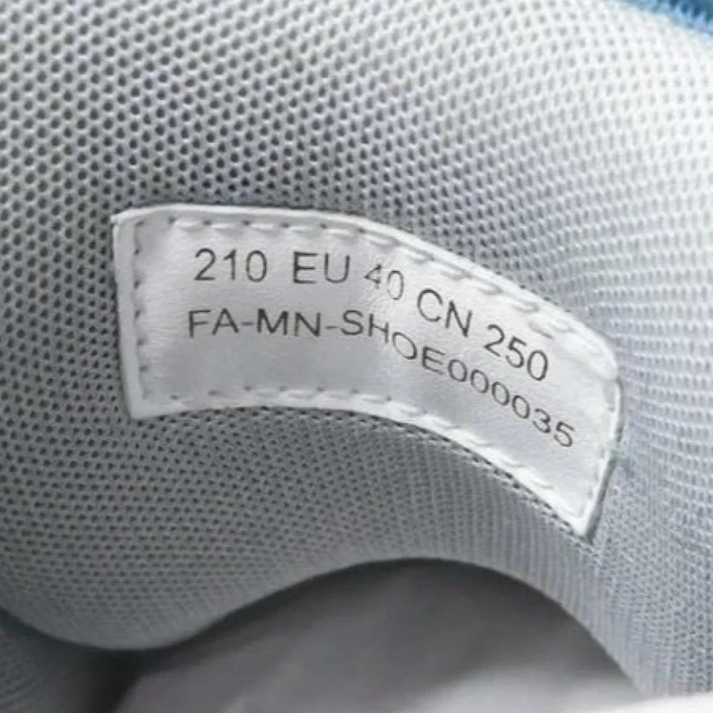 Authentic Acne Studios 21 SS Babila Mix Turquoise High Top Sneakers - Picture 11 of 11